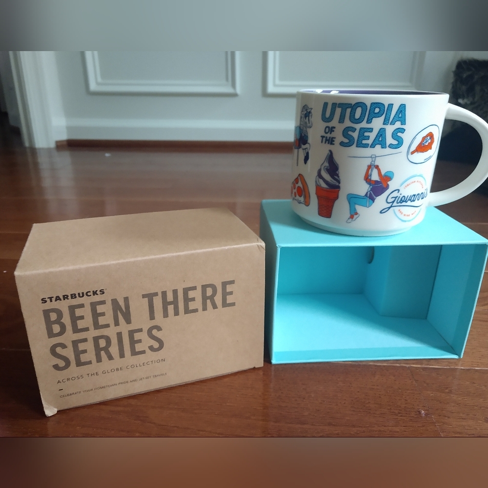 Utopia of the Seas Starbucks Mug Royal Caribbean Cruise Been There Series Coffee